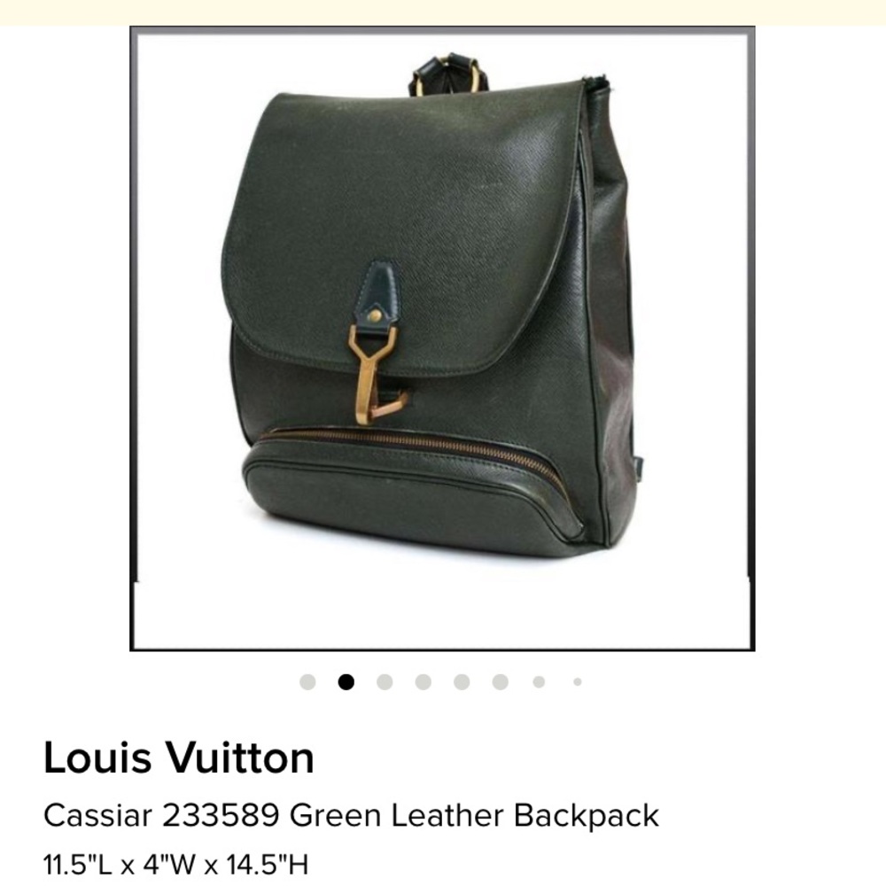 Louis Vuitton Cassiar 233589 Leather Backpack - Picture 4 of 14